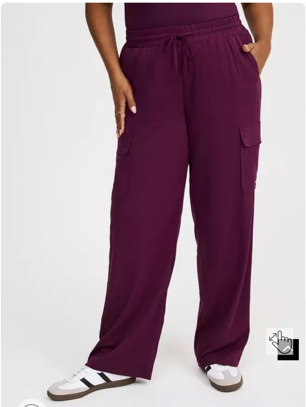 Torrid 2X (short) wide leg cargo pants